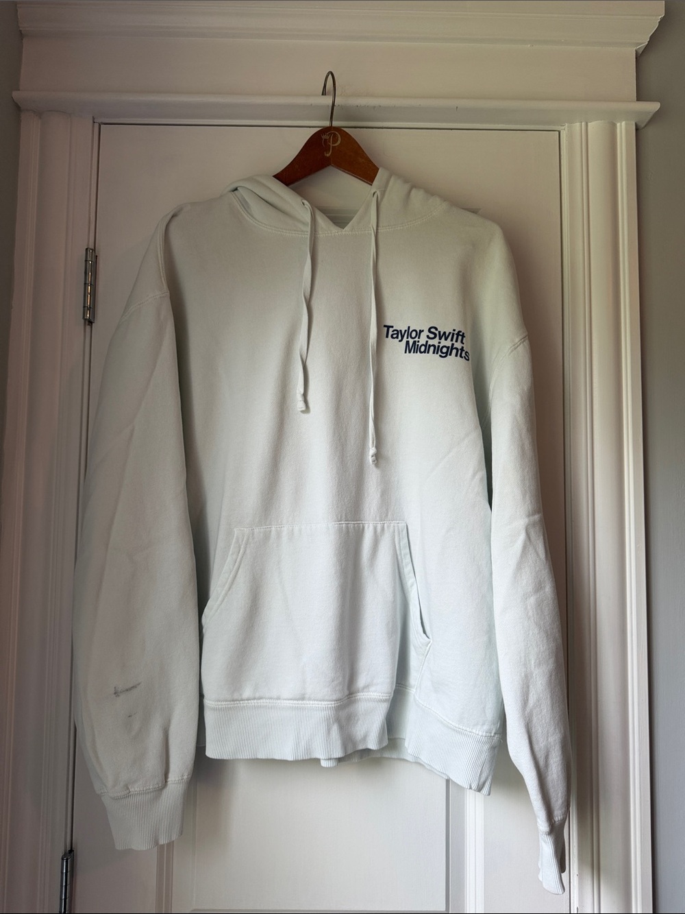Taylor Swift Light Blue Midnights Pullover Hoodie Large